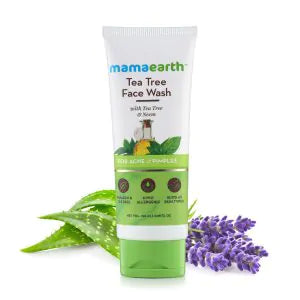 Mamaearth tea tree facewash for acne & pimples (100ml)