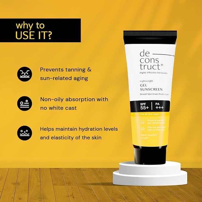 Deconstruct Gel Sunscreen SPF55+ PA+++ (50g)