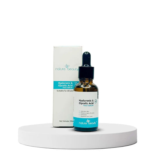 Nature Beauty Hyaluronic 1% & Glycolic Acid 2% Serum (30ml)