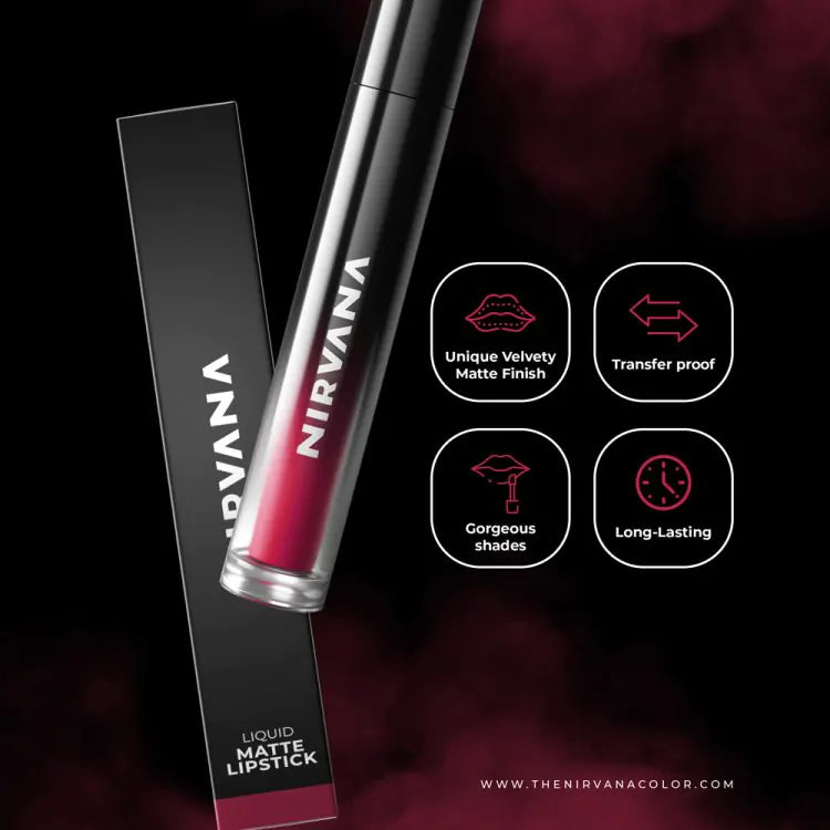 Nirvana Color Liquid Matte Lipstick – Love Me L04