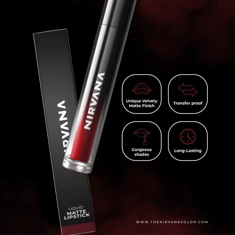 Nirvana Color Liquid Matte Lipstick – Timeless L02