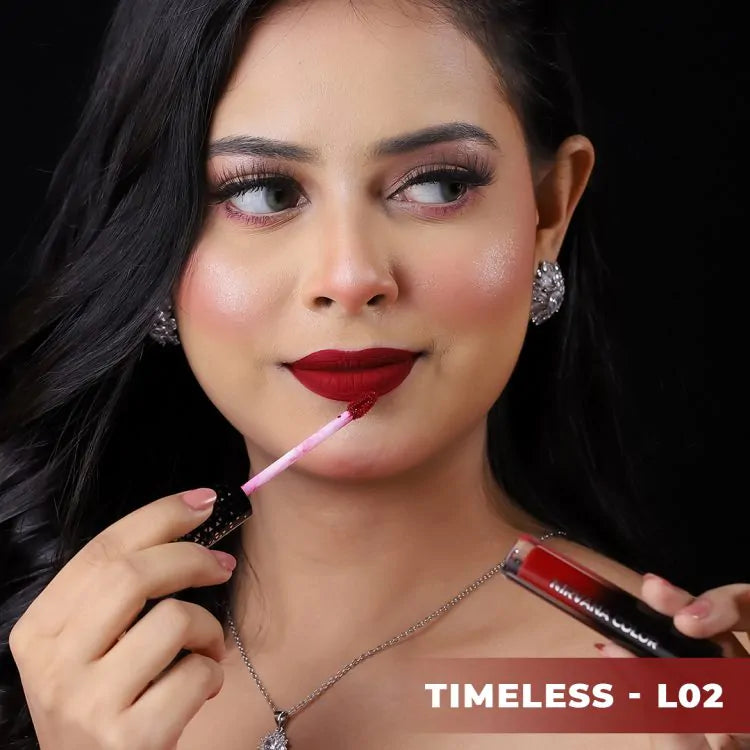 Nirvana Color Liquid Matte Lipstick – Timeless L02