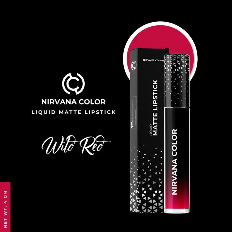 Nirvana Color Liquid Matte Lipstick – Wild Red