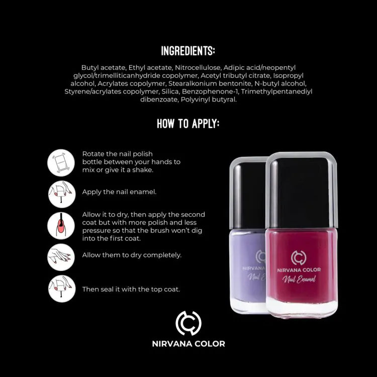 Nirvana Color Nail Enamel – Snow White – 27 (8ml)