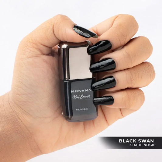 Nirvana Color Nail Enamel – Black Swan – 38 (8ml)