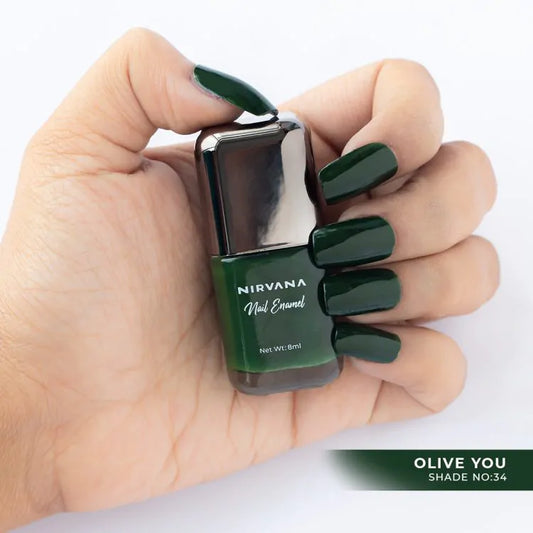 Nirvana Color Nail Enamel – Olive You – 34 (8ml)