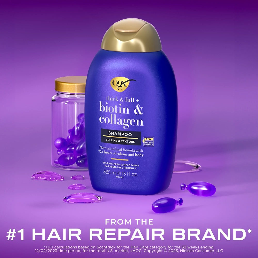 OGX  Biotin & Collagen Shampoo (385ml)