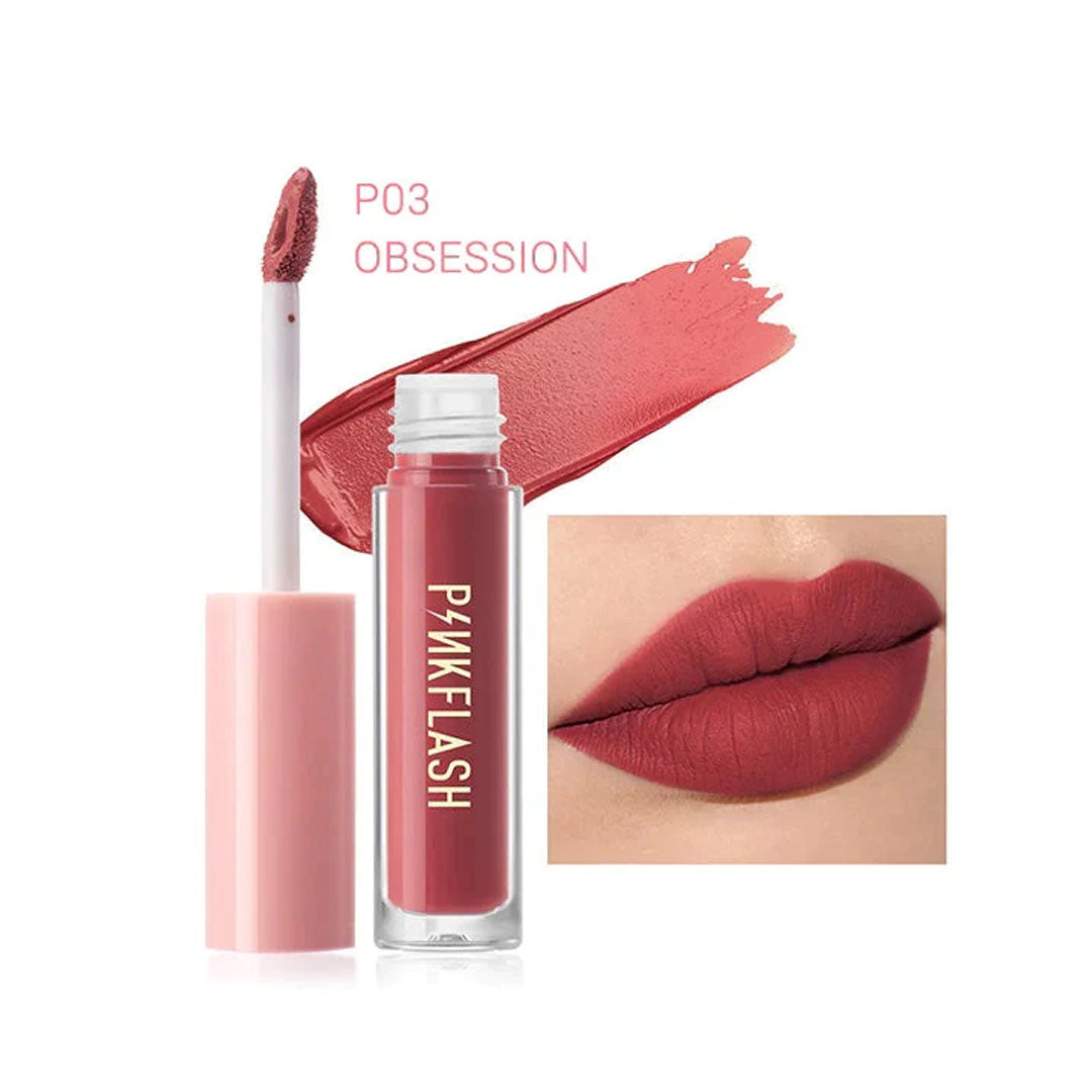 PINKFLASH Melting Matte Waterproof Lipcream - P03 Obsession