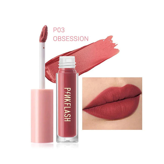 PINKFLASH Melting Matte Waterproof Lipcream - P03 Obsession