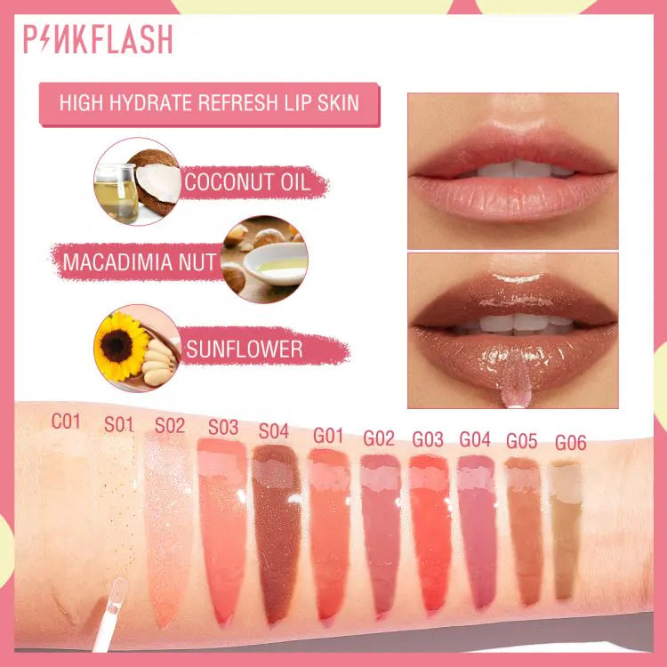 PINKFLASH Ever Glossy Moist Lip Gloss – S02 TWINKLE