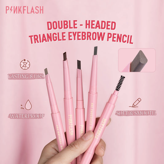 PINKFLASH Waterproof Auto Eyebrow Pencil - 01 Natural Brown