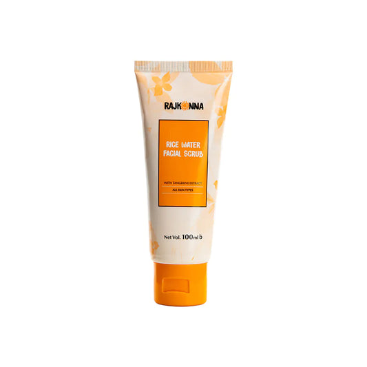 Rajkonna Rice Water Facial Scrub With Tangerine Extract