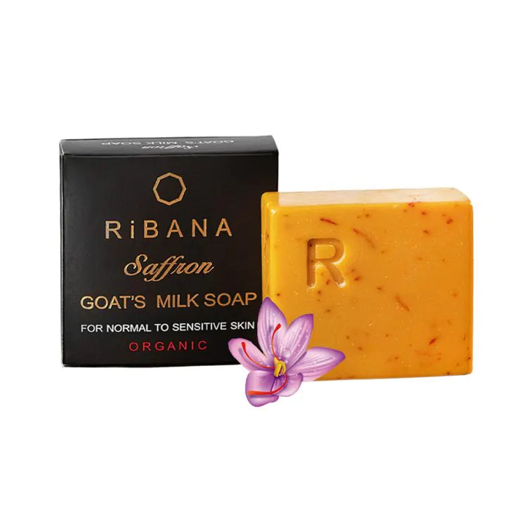 RiBANA Saffron Goat's Milk Soap - 110gm