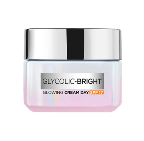 L'Oreal Paris Glycolic Bright Skin Care Day Cream with SPF 17 - (50ml)
