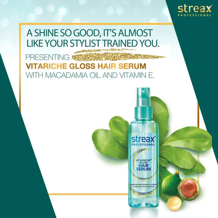 Streax Vitariche Gloss Hair Serum (115ml)