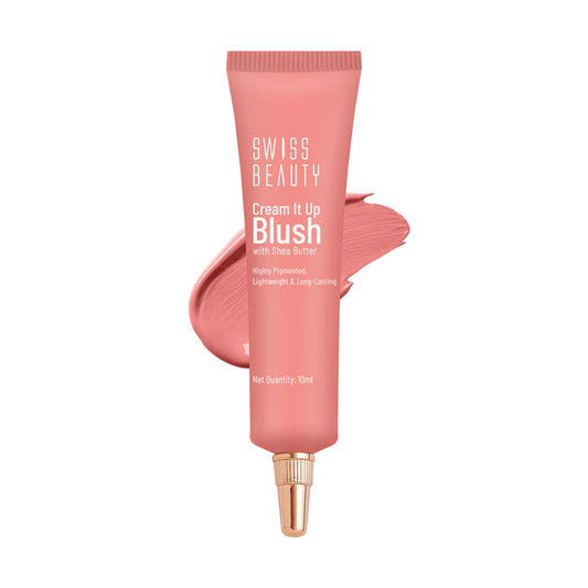 Swiss Beauty Cream It Up Blush with Shea Butter - 03 (Cheeky Peach)