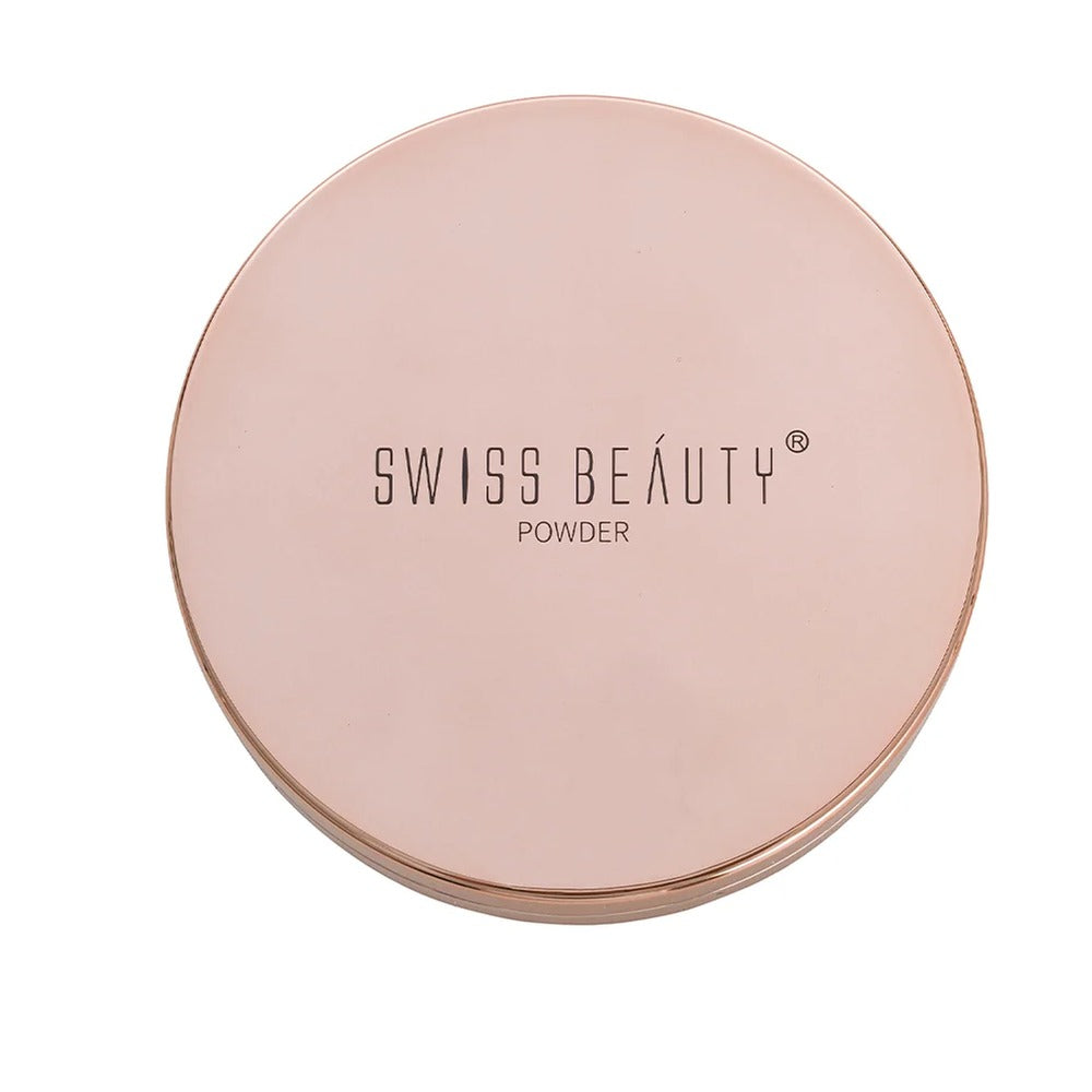 Swiss Beauty Silky & Smooth Oil Control Pressed Powder Compact with SPF 15 - 02 Natural