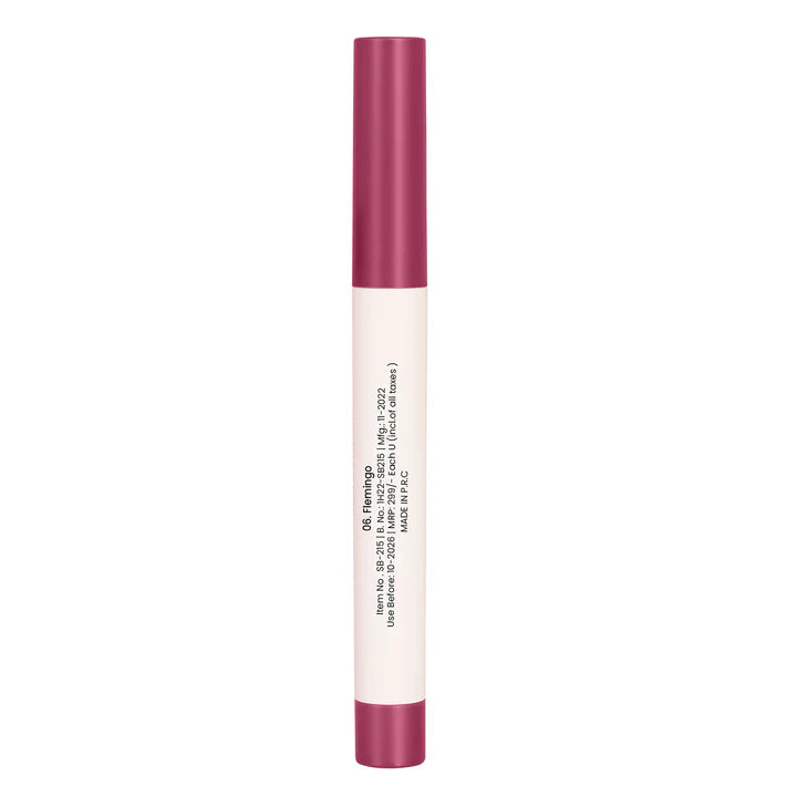 Swiss beauty Matte Cat Lip Crayon-06 (Flemingo)