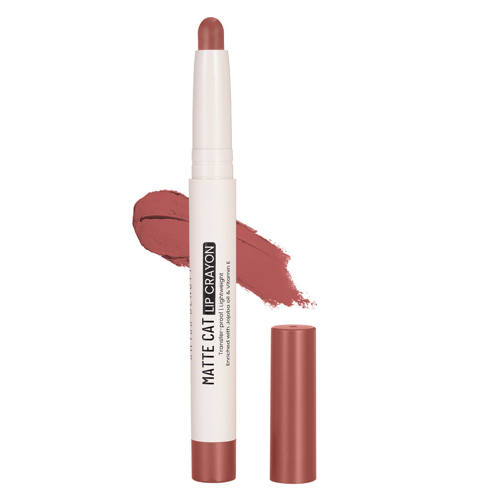 Swiss beauty Matte Cat Lip Crayon-01 (Tanggerine Buff)