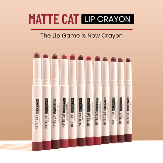 Swiss beauty Matte Cat Lip Crayon-02 (Regal Camarine)