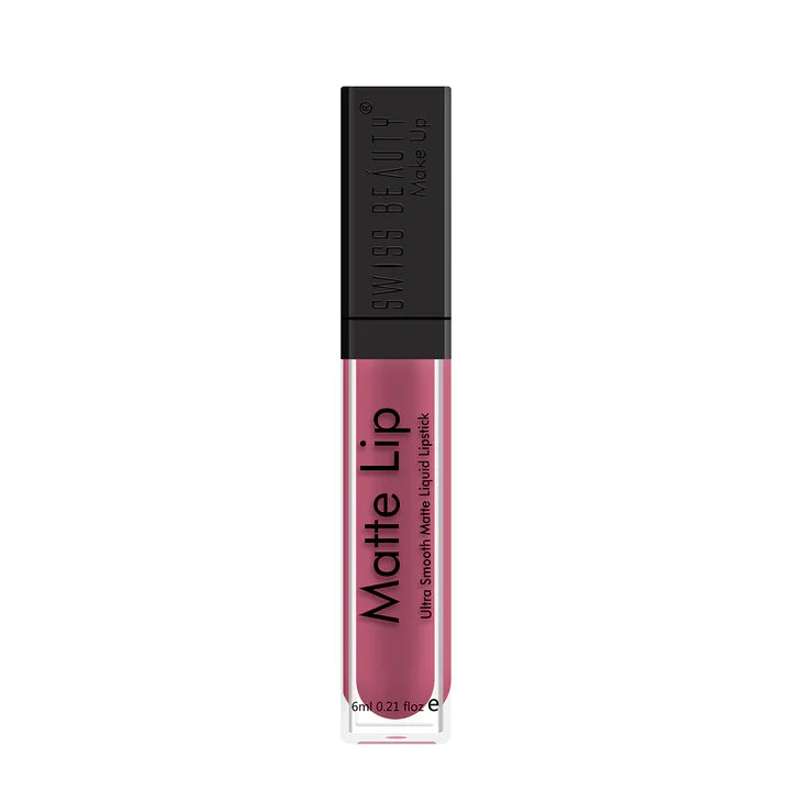 Swiss beauty Matte Liquid Lipstick-12 (Mauve Pink)