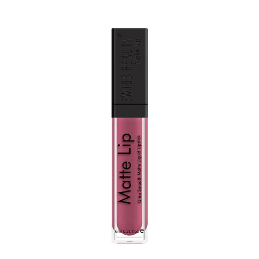 Swiss beauty Matte Liquid Lipstick-12 (Mauve Pink)