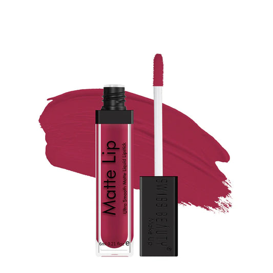 Swiss beauty  Matte Liquid Lipstick-37 (Berry Boom)