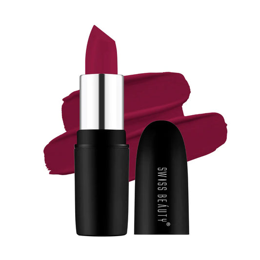 Swiss beauty Pure Matte Lipstick 07 (Raspberry)