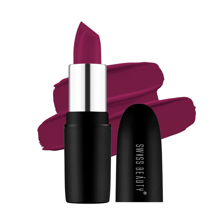 Swiss beauty Pure Matte Lipstick 10 (Burgundy)