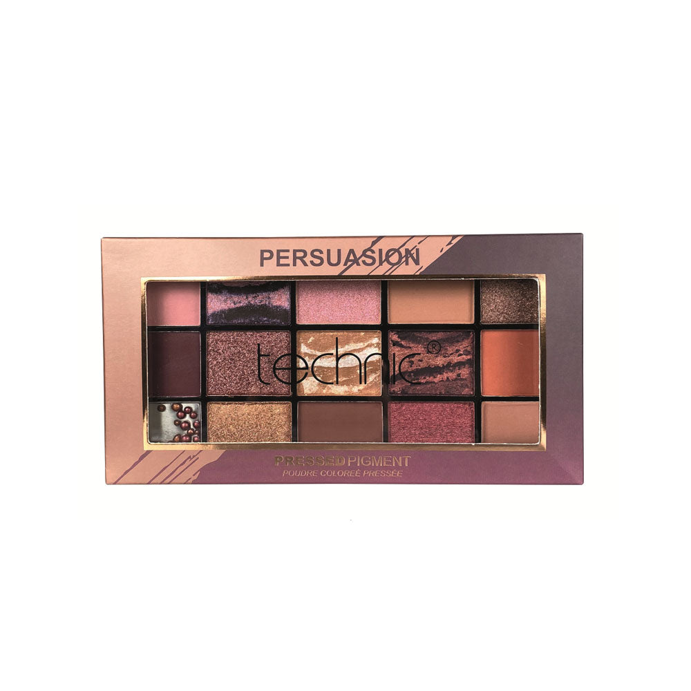 Technic Pressed Pigment Eyeshadow Palette – Persuasion  (29.6gm)