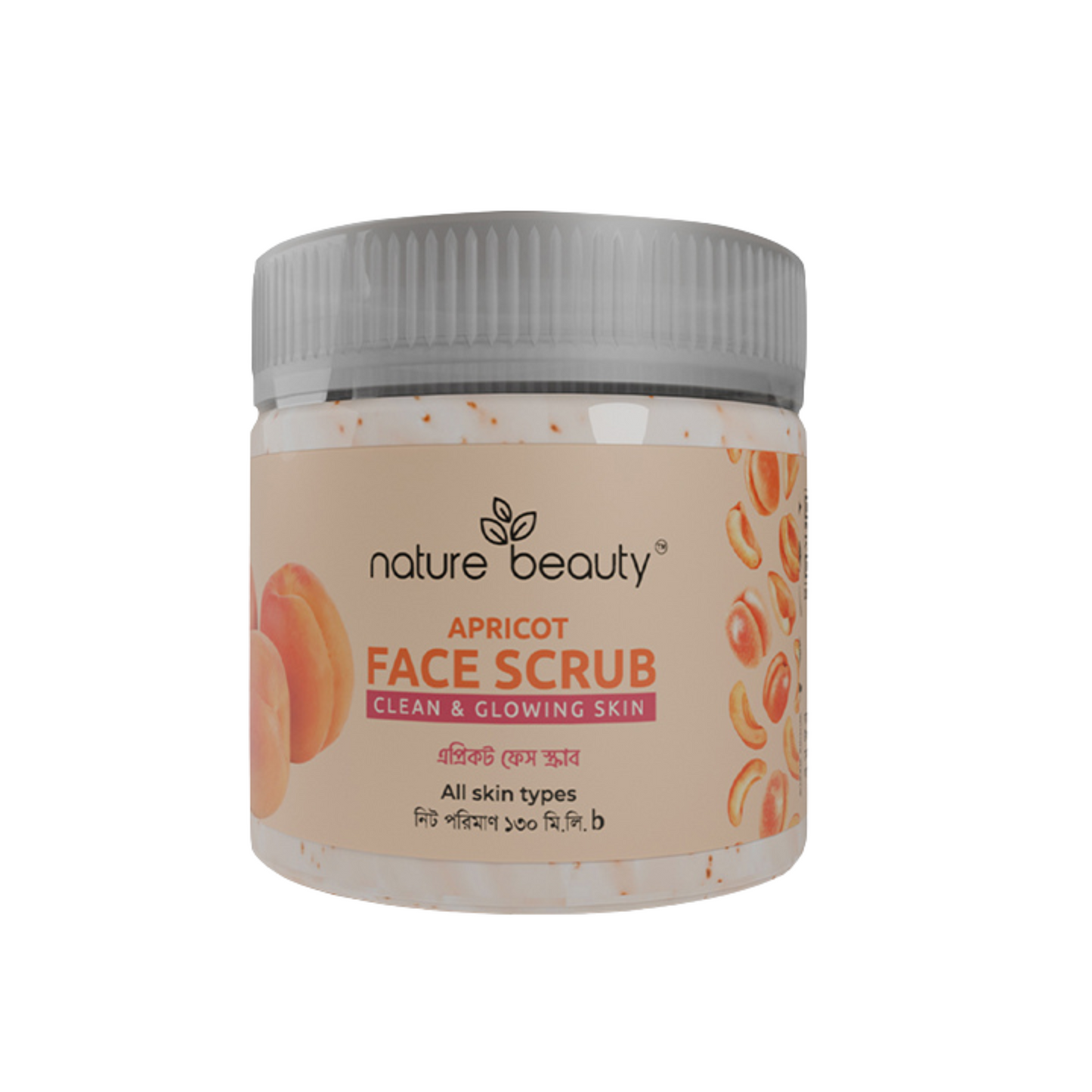 Nature Beauty Apricot Face Scrub (130ml)