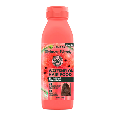 Garnier Ultimate Blends Plumping Watermelon Hair Food Shampoo (350ml)