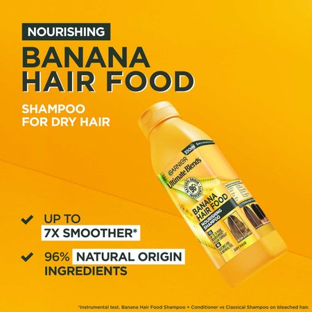 Garnier Ultimate Blends Banana Hair Food  Shampoo (350ml)