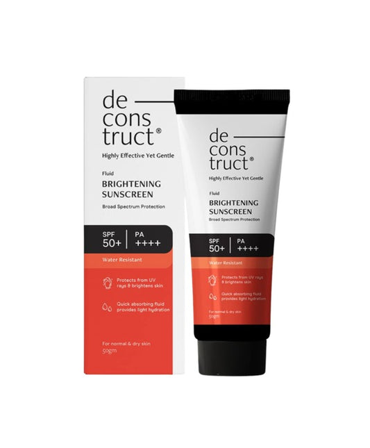 Deconstruct Fluid Brightening Sunscreen with spf 50+ PA+++ (50gm)