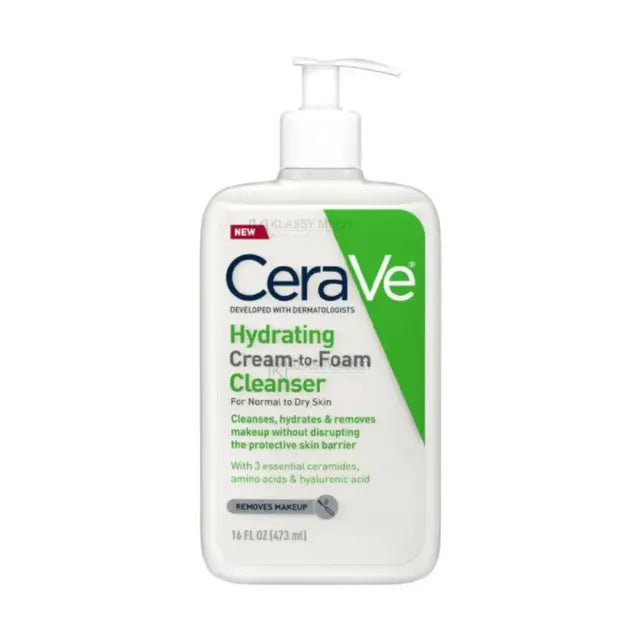 CeraVe Hydrating Cream-to-Foam Cleanser 473ml