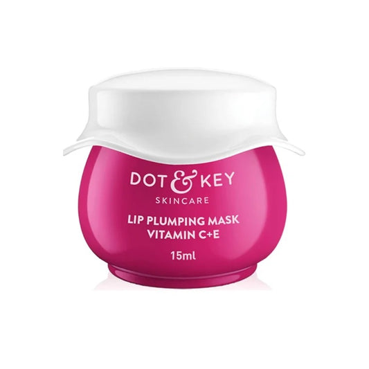 Dot & Key Lip Plumping Mask Vitamin C + E - Wild Berries and Pomegranate Max Tinted (15ml)