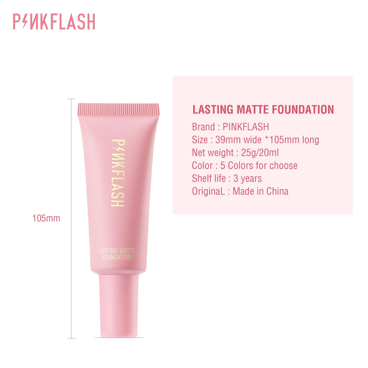 PINKFLASH Lasting Matte Foundation #06