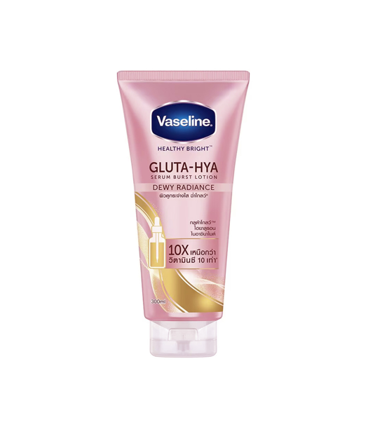 Vaseline Healthy Bright Gluta-Hya Serum Burst Lotion Dewy Radiance (300ml)