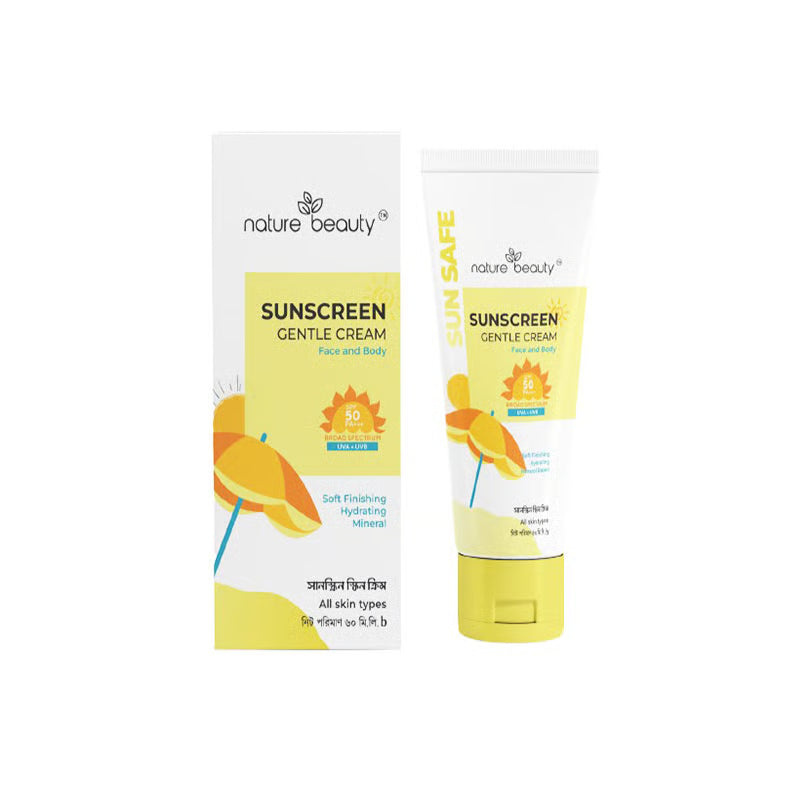 Nature Beauty Sunscreen Gentle Cream SPF50 PA+++ (50ml)