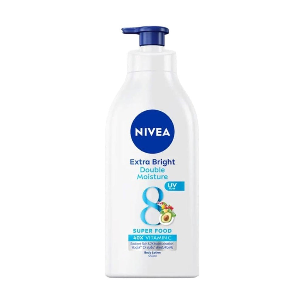 Nivea Extra Bright Double Moisture Body Lotion (550ml)-