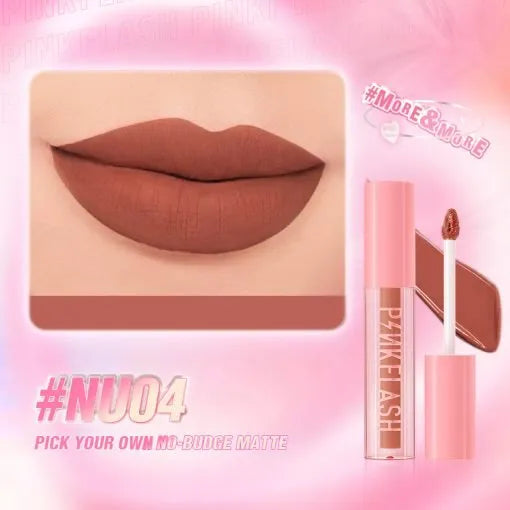 PINKFLASH Transferproof Liquid Matte Lipstick #NU04