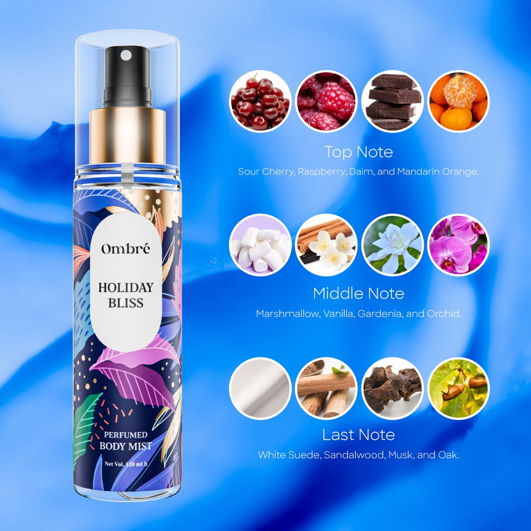 Ombre Perfumed Body Mist - Holiday Bliss