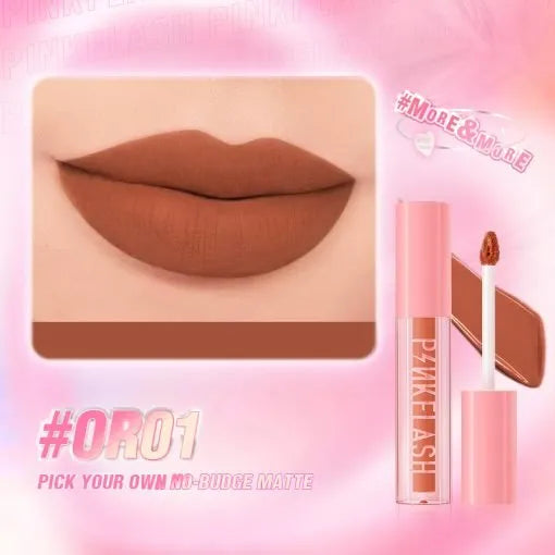 PINKFLASH Transferproof Liquid Matte Lipstick #OR01