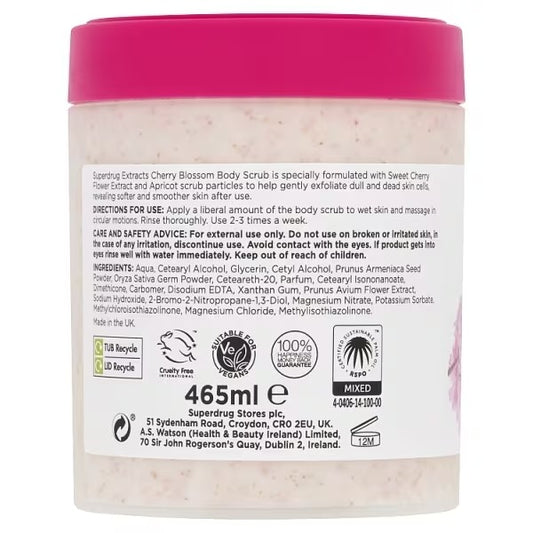 Superdurg Extracts Body Scrub Cherry Blossom (465ml)