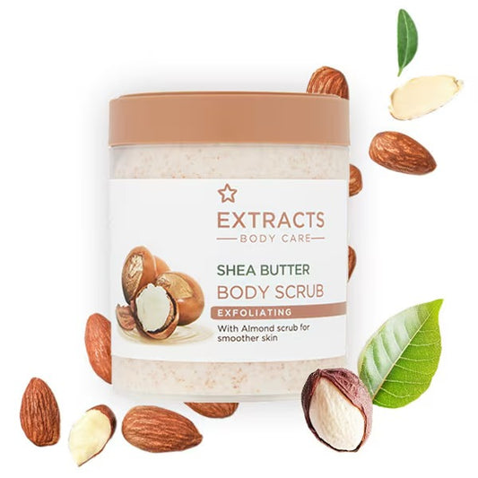 Superdrug Extracts Body Scrub Shea Butter (465ml)
