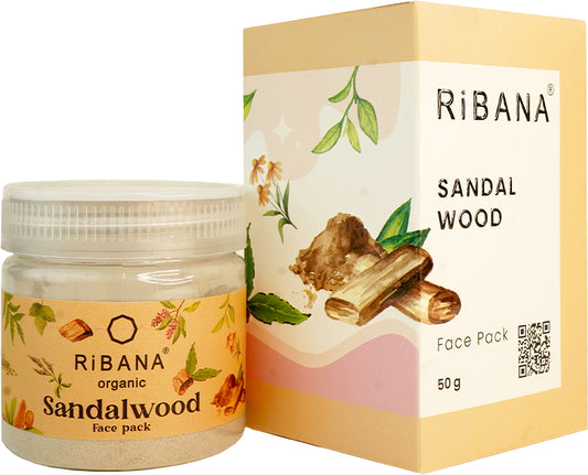 RiBANA Sandalwood Face Pack - 50gm