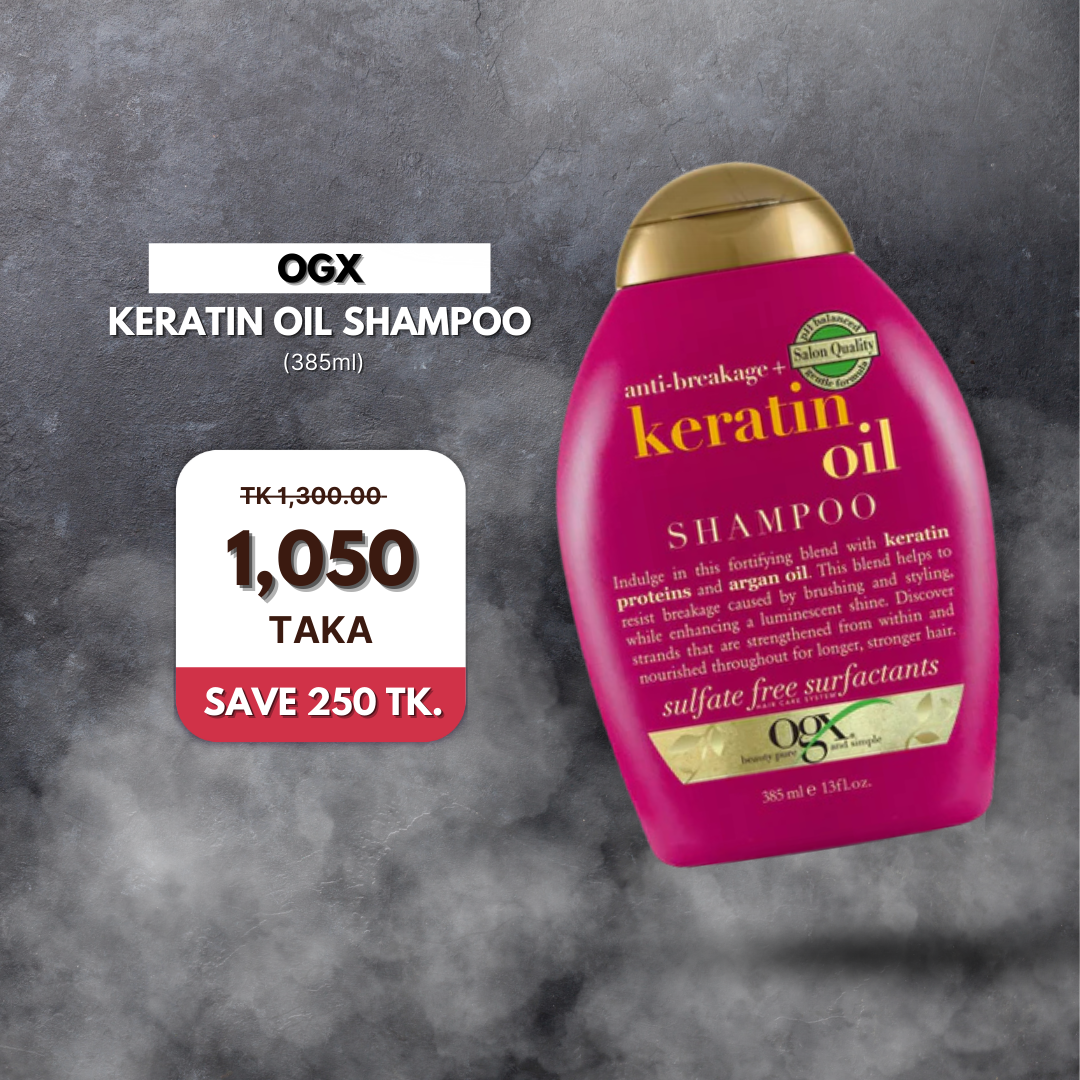 OGX Keratin Oil Shampoo (385ml)