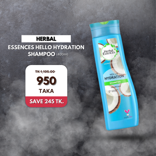 Herbal Essences Hello Hydration Shampoo (400ml)