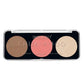 Swiss Beauty CHEEK-A-BOO 3-in-1 Face Palette BLUSHER|CONTOUR|HIGHLIGHTER - Shade 03