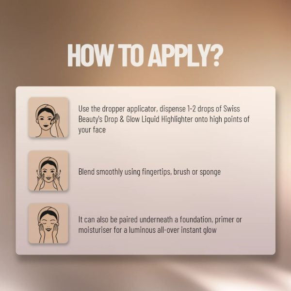 Swiss beauty Liquid highlighter 06 (Rose Gold)